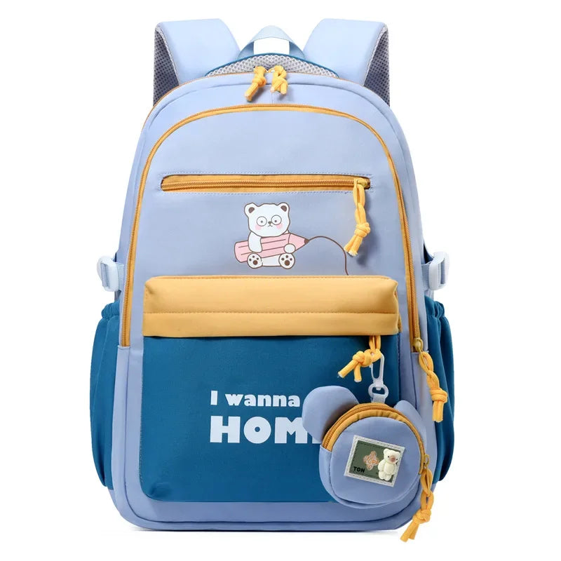 Kids School Bags Casual Daypack for Boys Girls College Bookbag Waterproof  School Bagpacks For Teenagers