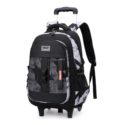 Kids Student Wheeled Backpack School Bags with wheels Rolling Backpack for boy Trolley Book Bag Travel Trolley backpack Luggage