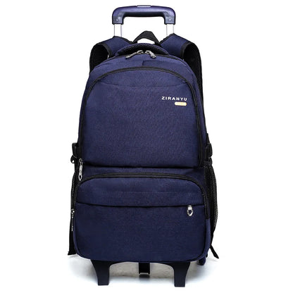 Kids Student Wheeled Backpack School Bags with wheels Rolling Backpack for boy Trolley Book Bag Travel Trolley backpack Luggage