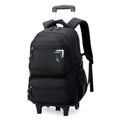 Kids Student Wheeled Backpack School Bags with wheels Rolling Backpack for boy Trolley Book Bag Travel Trolley backpack Luggage