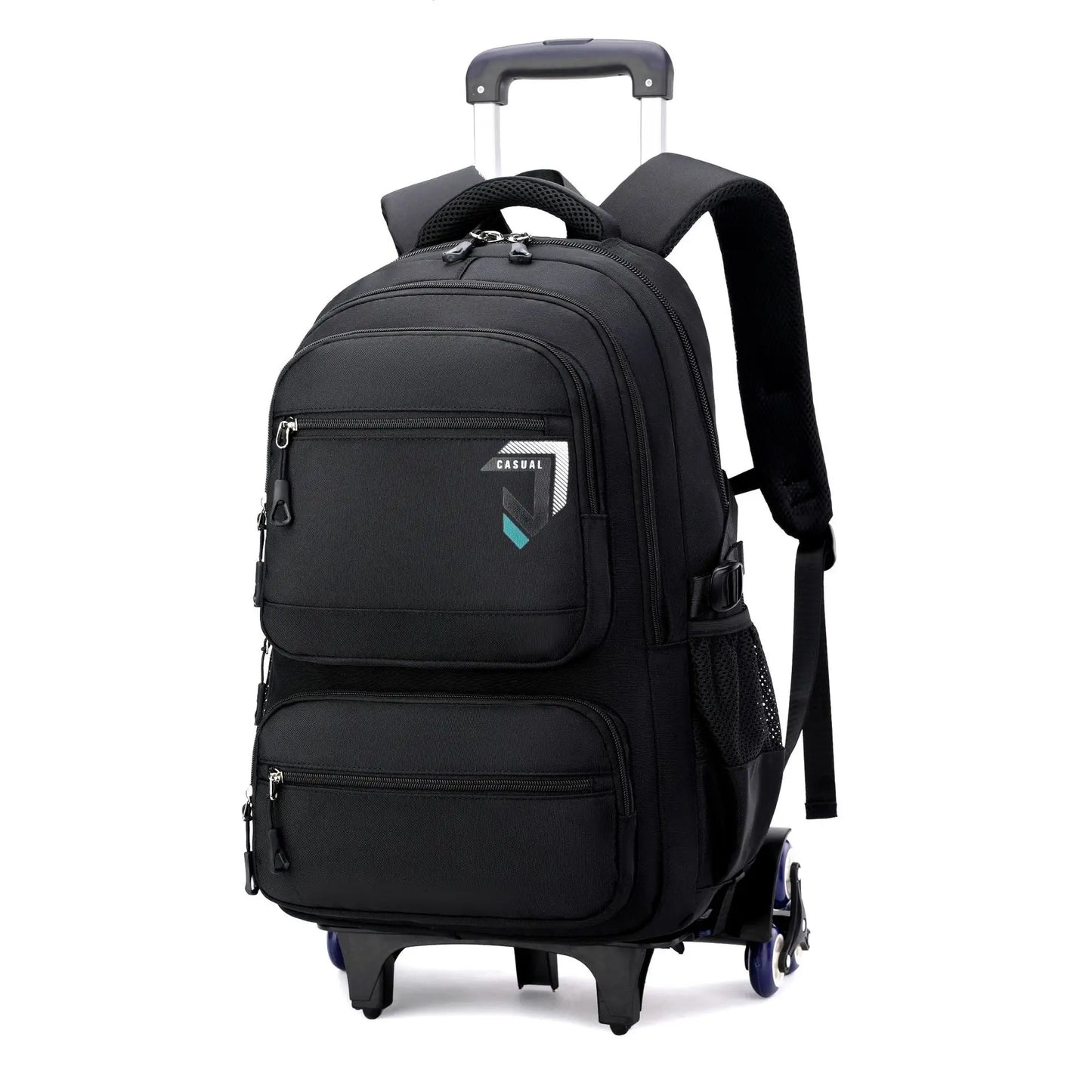 Kids Student Wheeled Backpack School Bags with wheels Rolling Backpack for boy Trolley Book Bag Travel Trolley backpack Luggage