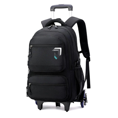 Kids Student Wheeled Backpack School Bags with wheels Rolling Backpack for boy Trolley Book Bag Travel Trolley backpack Luggage