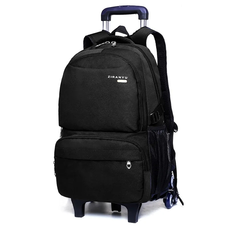 Kids Student Wheeled Backpack School Bags with wheels Rolling Backpack for boy Trolley Book Bag Travel Trolley backpack Luggage