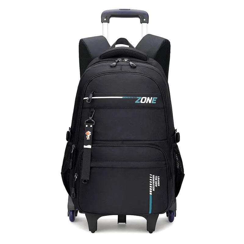 Kids Student Wheeled Backpack School Bags with wheels Rolling Backpack for boy Trolley Book Bag Travel Trolley backpack Luggage