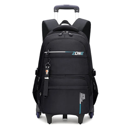 Kids Student Wheeled Backpack School Bags with wheels Rolling Backpack for boy Trolley Book Bag Travel Trolley backpack Luggage