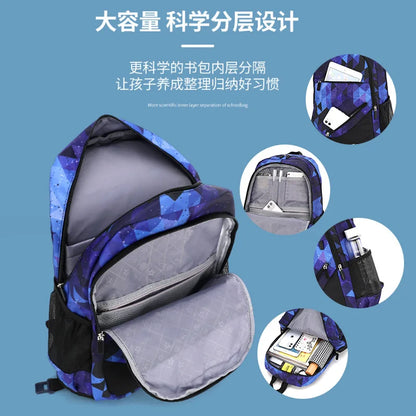 Kids Student Wheeled Backpack School Bags with wheels Rolling Backpack for boy Trolley Book Bag Travel Trolley backpack Luggage