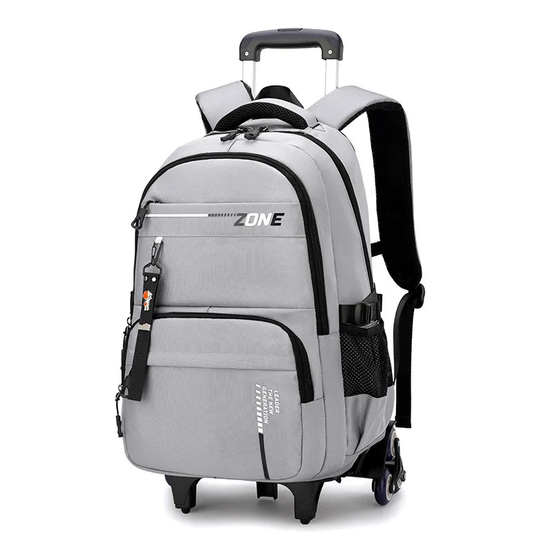 Kids Student Wheeled Backpack School Bags with wheels Rolling Backpack for boy Trolley Book Bag Travel Trolley backpack Luggage