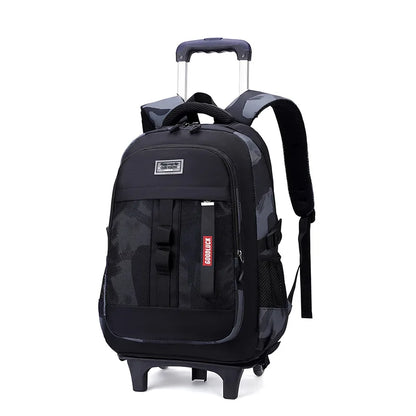 Kids Student Wheeled Backpack School Bags with wheels Rolling Backpack for boy Trolley Book Bag Travel Trolley backpack Luggage
