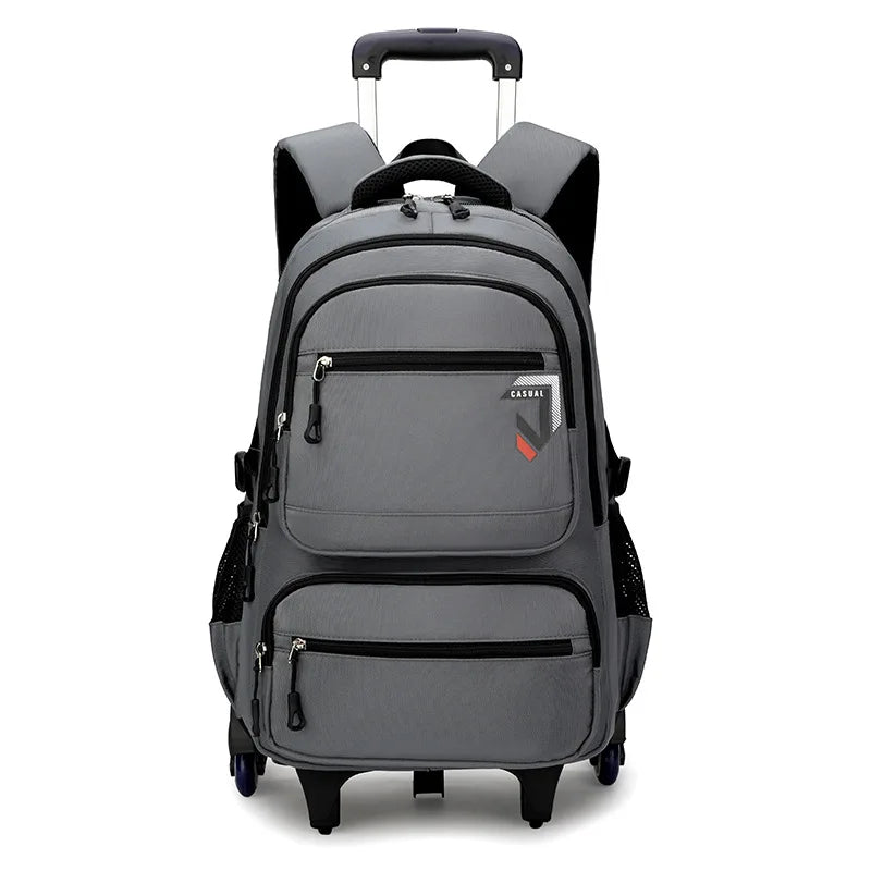 Kids Student Wheeled Backpack School Bags with wheels Rolling Backpack for boy Trolley Book Bag Travel Trolley backpack Luggage