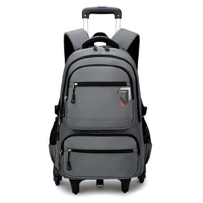 Kids Student Wheeled Backpack School Bags with wheels Rolling Backpack for boy Trolley Book Bag Travel Trolley backpack Luggage
