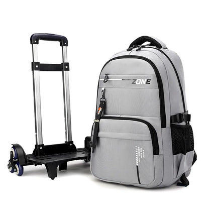 Kids Student Wheeled Backpack School Bags with wheels Rolling Backpack for boy Trolley Book Bag Travel Trolley backpack Luggage