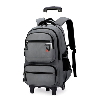 Kids Student Wheeled Backpack School Bags with wheels Rolling Backpack for boy Trolley Book Bag Travel Trolley backpack Luggage