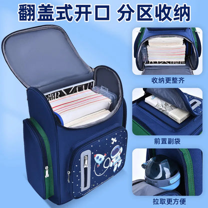 Kids backpack Primary children School Bags For Boys large orthopedic Backpack Waterproof Schoolbag big Book Bag mochila infantil