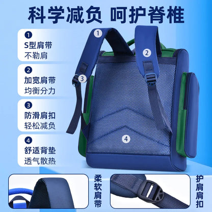 Kids backpack Primary children School Bags For Boys large orthopedic Backpack Waterproof Schoolbag big Book Bag mochila infantil