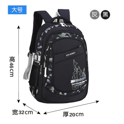 Kids backpack Primary children School Bags For Boys large orthopedic Backpack Waterproof Schoolbag big Book Bag mochila infantil
