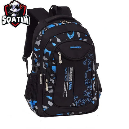 Kids backpack children School Bags For Boys orthopedic school Backpack Waterproof Primary Schoolbag book bag mochila infantil