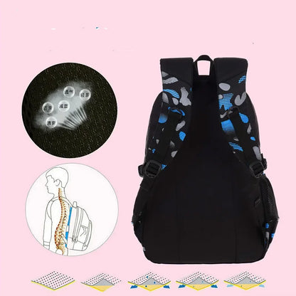 Kids backpack children School Bags For Boys orthopedic school Backpack Waterproof Primary Schoolbag book bag mochila infantil