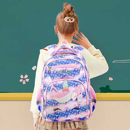 Kids school bag Waterproof Large Capacity Unicorn Backpack School Bags for Girls