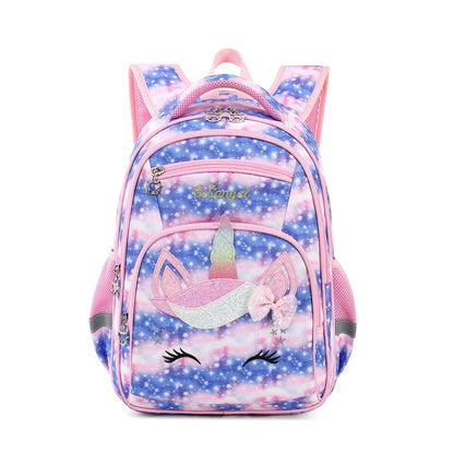 Kids school bag Waterproof Large Capacity Unicorn Backpack School Bags for Girls