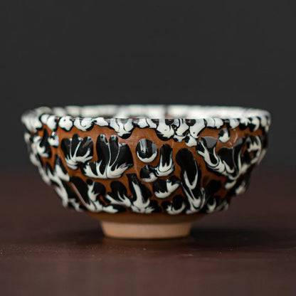 Kiln-turned Mythical Beast Tea Cup Dragon Tiger Master Cup Ceramic Tea Cup Jianzhan Chinese Tea Cup Kung Fu Tea Set Teacup