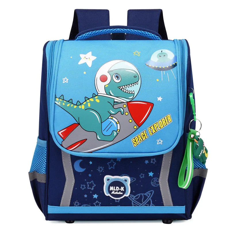Kindergarten Boys School Bags Cute Cartoon Dinosaur Backpacks Girls 3-6 Years Old Fashion Large Capacity 1-3 Grade Light Weight