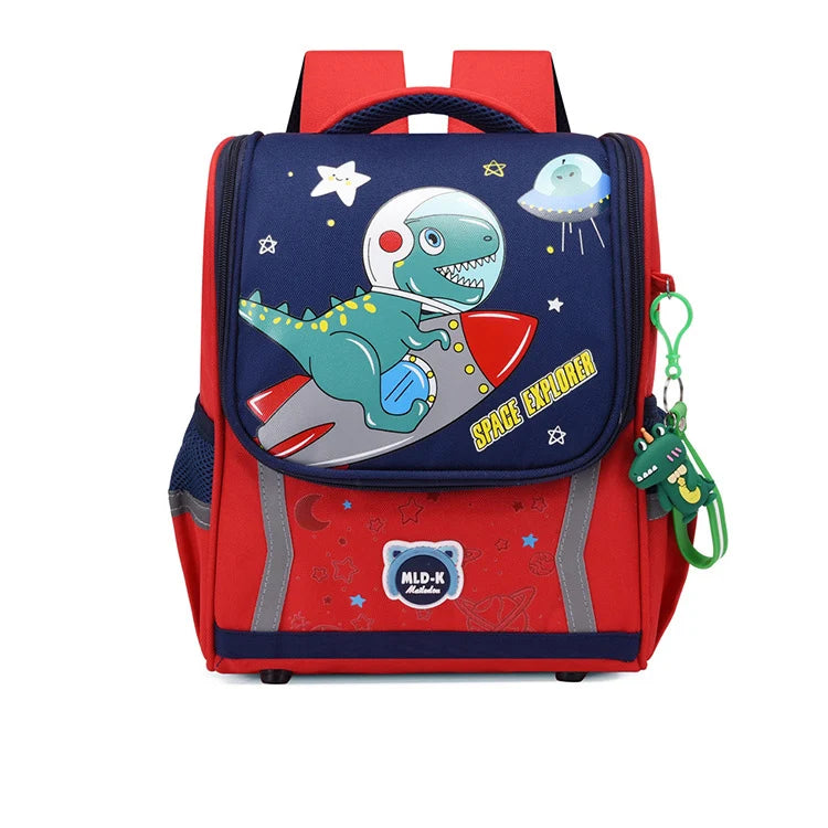 Kindergarten Boys School Bags Cute Cartoon Dinosaur Backpacks Girls 3-6 Years Old Fashion Large Capacity 1-3 Grade Light Weight
