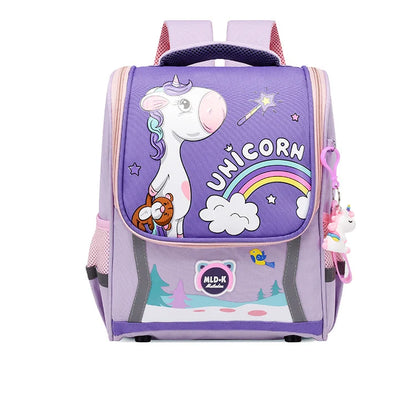 Kindergarten Boys School Bags Cute Cartoon Dinosaur Backpacks Girls 3-6 Years Old Fashion Large Capacity 1-3 Grade Light Weight