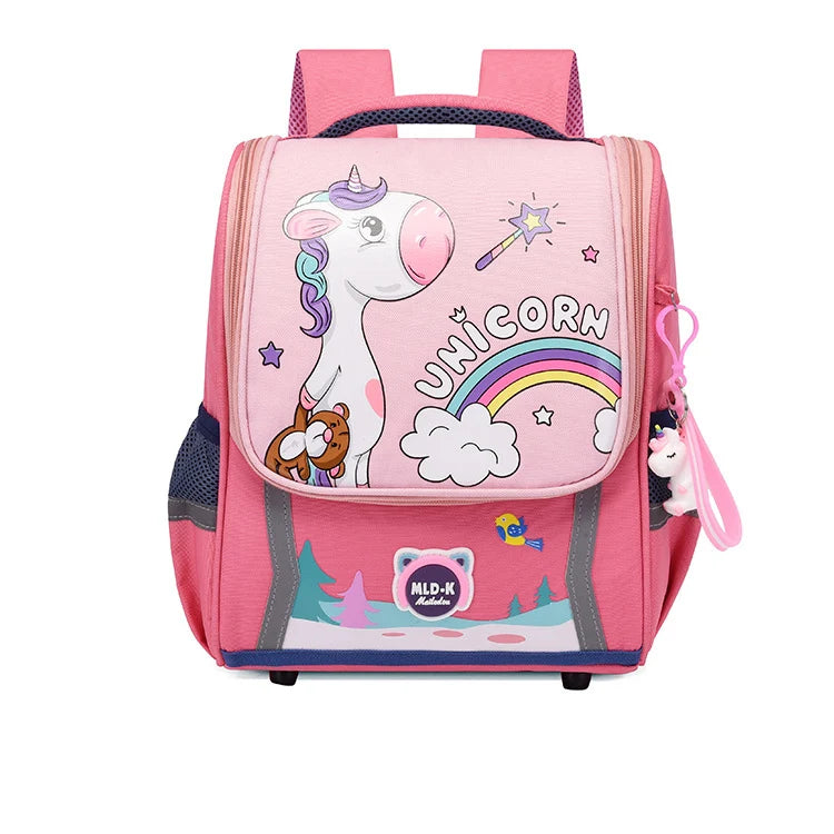 Kindergarten Boys School Bags Cute Cartoon Dinosaur Backpacks Girls 3-6 Years Old Fashion Large Capacity 1-3 Grade Light Weight