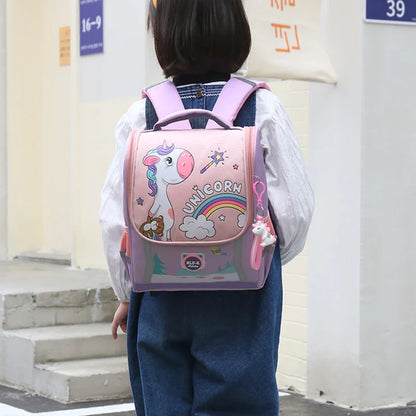 Kindergarten Boys School Bags Cute Cartoon Dinosaur Backpacks Girls 3-6 Years Old Fashion Large Capacity 1-3 Grade Light Weight