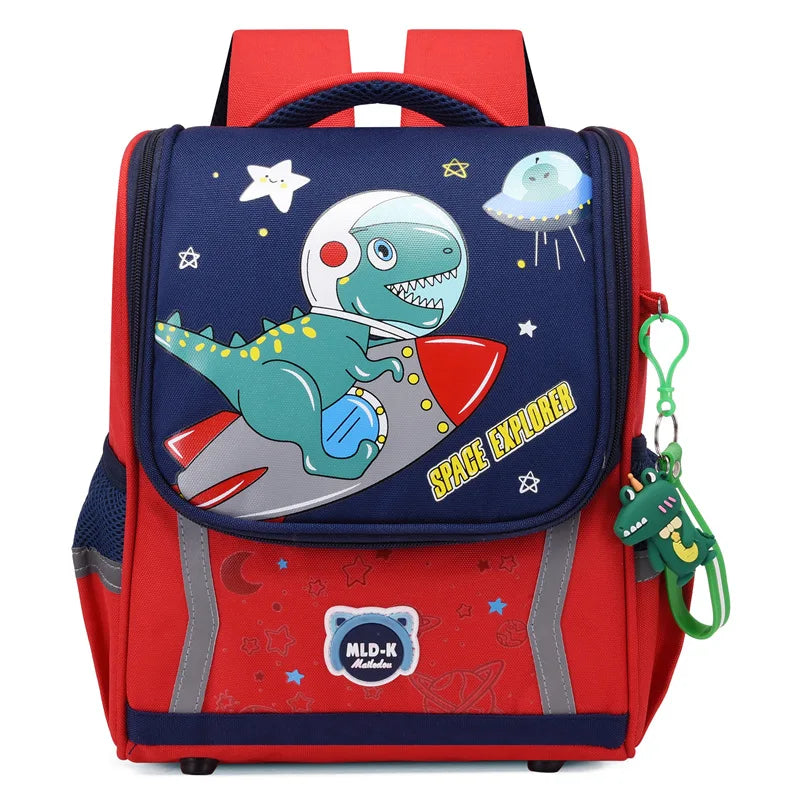 Kindergarten Boys School Bags Cute Cartoon Dinosaur Backpacks Girls 3-6 Years Old Fashion Large Capacity 1-3 Grade Light Weight
