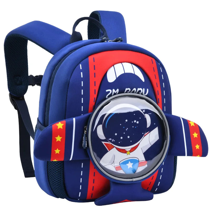 Kindergarten Girls School Bags 3D Cartoon Plane Cute Unicorn Kids Backpacks Boys Fashion Bookbag Kawaii Toddler Mochilas Para