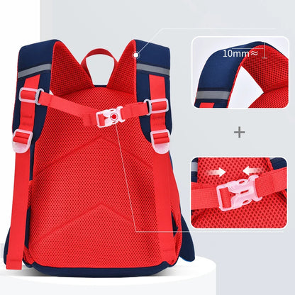 Kindergarten Kids 3D Cartoon Robot School Bags for Boys Neoprene 2-6 Years Toddler Backpacks Children Bags Girls Book Back Pack
