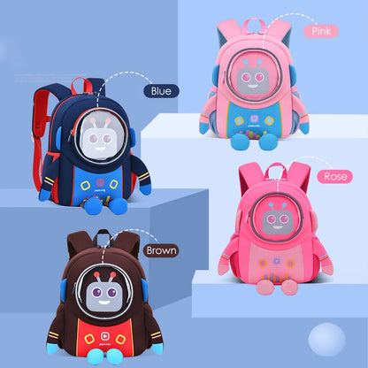 Kindergarten Kids 3D Cartoon Robot School Bags for Boys Neoprene 2-6 Years Toddler Backpacks Children Bags Girls Book Back Pack