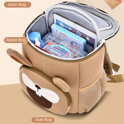 Kindergarten Kids School Backpacks Cartoon 3D Cat Book Bag Light Weight Student Boys Lion School Bags Mochilas Para Estudiantes