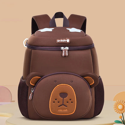 Kindergarten Kids School Backpacks Cartoon 3D Cat Book Bag Light Weight Student Boys Lion School Bags Mochilas Para Estudiantes