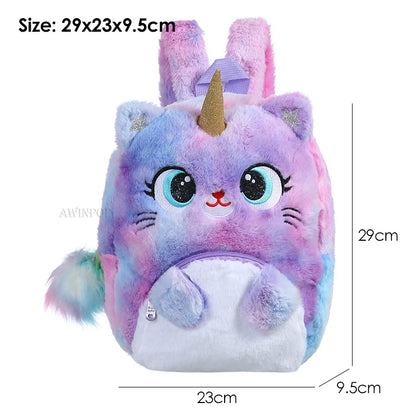 Kindergarten Kids School Bags Cartoon Unicorn Girls' Backpack Princess Casual Pack Children Travel Bag Mochilas Para Estudiantes