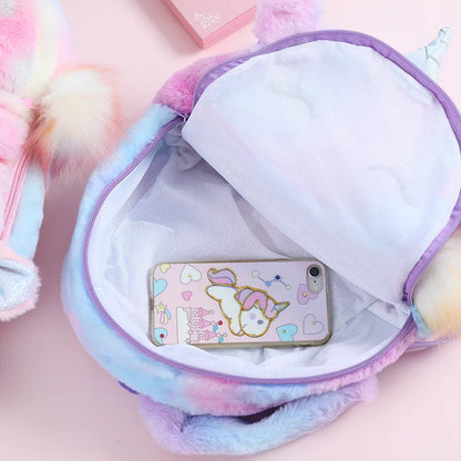 Kindergarten Kids School Bags Cartoon Unicorn Girls' Backpack Princess Casual Pack Children Travel Bag Mochilas Para Estudiantes