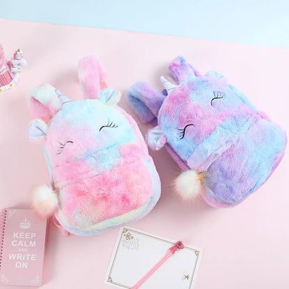 Kindergarten Kids School Bags Cartoon Unicorn Girls' Backpack Princess Casual Pack Children Travel Bag Mochilas Para Estudiantes