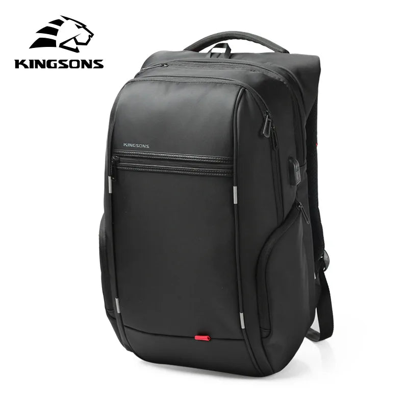 Kingsons 13'' 15'' 17'' USB Lade Laptop Rucksack für Computer Tasche Frauen Notebook Pack Wasserdichte Anti-diebstahl Schule Tas