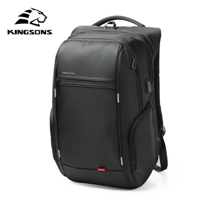 Kingsons 13'' 15'' 17'' USB Lade Laptop Rucksack für Computer Tasche Frauen Notebook Pack Wasserdichte Anti-diebstahl Schule Tas