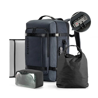 Kingsons Brands Large Capacity Travel Bag Backpack Can Be Portable Outdoor Play Business Backpack Commuter Bag