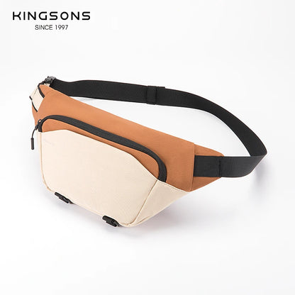 Kingsons Crossbody Bag Anti-Theft Shoulder Messenger Male Chest Pack Short Trip Bosom Worker 7 Inch Tablet DropShip