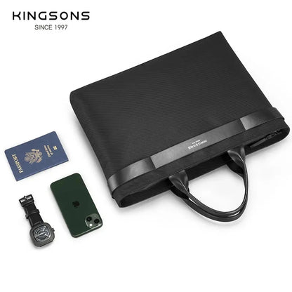 Kingsons Men briefcase Laptop Bag 15 15.6 Inch Shoulder Handbag Man Case For Macbook Notebook.jpg_.webp