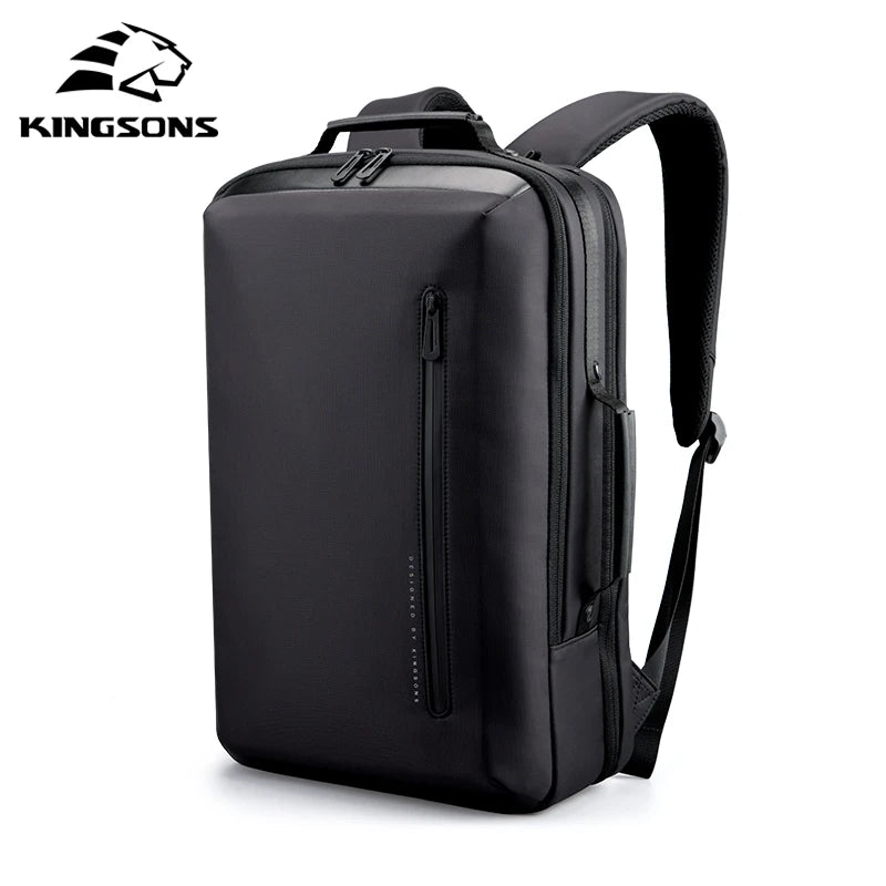Kingsons New 15.6'' Laptop Backpacks Large Capacity Anti Thief Multifunctional Backpack WaterProof for Business Shoulder Mochila