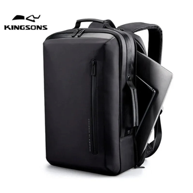 Kingsons New 15.6'' Laptop Backpacks Large Capacity Anti Thief Multifunctional Backpack WaterProof for Business Shoulder Mochila