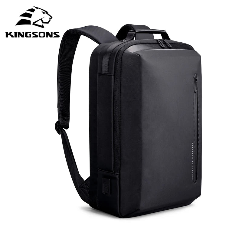 Kingsons New 15.6'' Laptop Backpacks Large Capacity Anti Thief Multifunctional Backpack WaterProof for Business Shoulder Mochila