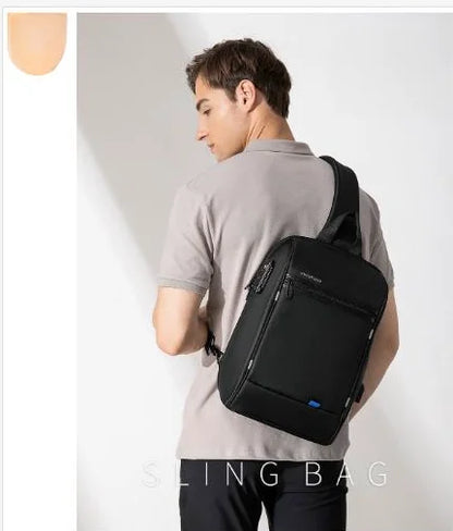 Kingsons Single Shoulder ipad bag Men Waterproof Laptop Backpack 13/13.3 inch Mini School Bags for Boys