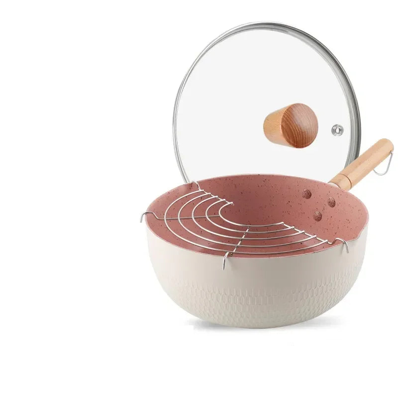 Kitchen Cooking Pot Maifan Stone Non-Stick Cook Noodles Hot Milk Soup Pots Japanese-Style Snow Pan Cooker Universal Cookware