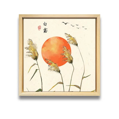 Kitchen Pictures Wall Decor Canvas Art Tranditional 24 Solar Terms Canvas Posters Printed On Canvas for Walls Decoration