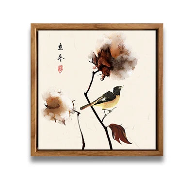 Kitchen Pictures Wall Decor Canvas Art Tranditional 24 Solar Terms Canvas Posters Printed On Canvas for Walls Decoration